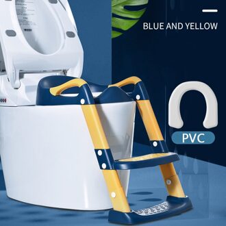 Vouwen Kinderen Zindelijkheidstraining Wc Kindje Pot Seat Urinoir Stoel Met Verstelbare Stap Kruk Ladder Comfortabele Safe Wc TD1072A-PVC