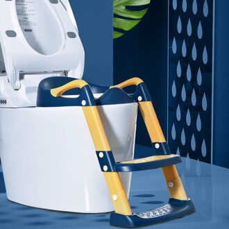 Vouwen Kinderen Zindelijkheidstraining Wc Kindje Pot Seat Urinoir Stoel Met Verstelbare Stap Kruk Ladder Comfortabele Safe Wc TD1072A