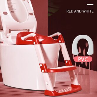 Vouwen Kinderen Zindelijkheidstraining Wc Kindje Pot Seat Urinoir Stoel Met Verstelbare Stap Kruk Ladder Comfortabele Safe Wc TD1072C-PVC