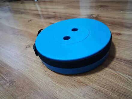 Vouwen Kleine Plastic Opslag Plank Rack Bloempot Base Blauw