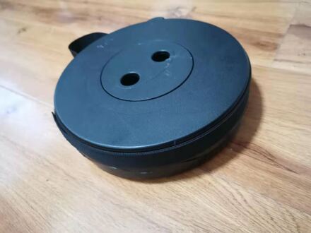 Vouwen Kleine Plastic Opslag Plank Rack Bloempot Base zwart