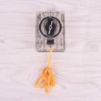 Vouwen Kompas Kaart Ruler Plaatkompas Reizen Grondplaat Heerser Kompas Outdoor Wandelen Camping