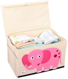 Vouwen Opbergdoos Leuke Cartoon Dier Opslag Mand Vilt Doek Stof Opvouwbaar Storage Bins Voor Kwekerij Speelgoed Organisatoren