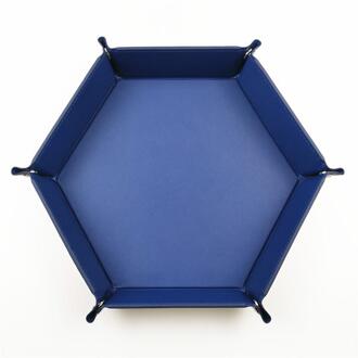 Vouwen Opbergvak Creatieve Pu Lederen Kantoor Trinket Telefoon Sleutel Portemonnee Desktop Opslag Diversen Box Bakken Accessoires G6