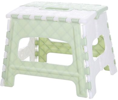 Vouwen Poef Plastic Multifunctionele Folding Camping Kruk Draagbare Outdoor Camping Wandelen Picknick Strand Opvouwbare Krukje groen