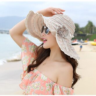 Vouwen Strooien Hoed Vrouwen Zomer Uitje Zonneklep Koele Hoed Zee Strand Hoed Tij Zomer Hoeden Zilver