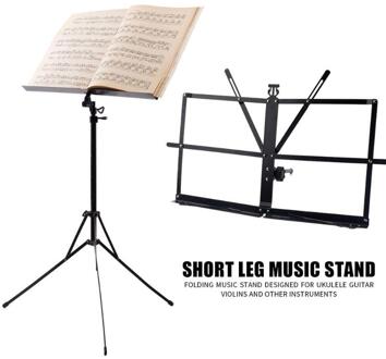 Vouwen Verstelbare Music Stand Beugel Draagbare Muziek Vel Statief Houder Ijzer Gitaar Viool Score Rack Met Draagtas
