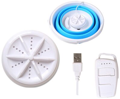 Vouwen Wastobbe Wastafel Draagbare Mini Wasmachine Automatische Kleren Wassen Emmer Tp