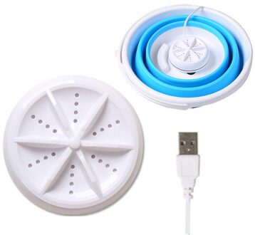 Vouwen Wastobbe Wastafel Draagbare Mini Wasmachine Automatische Kleren Wassen Emmer Tp