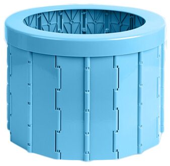 Vouwen Wc Vouwen Commode Toiletbril Volwassen Draagbare Toilet Seat Outdoor Reizen Camping Auto Vouwen Potje Wc Levert blauw