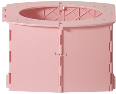 Vouwen Winkel Auto Potje Wc Pp Baby Mobiele Toilet Voor Outdoor Reizen Draagbare Urinoir Zindelijkheidstraining Seat Roze