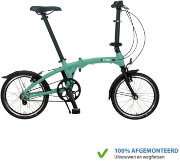 Vouwfiets Crosstown met riem aandrijving Blauw