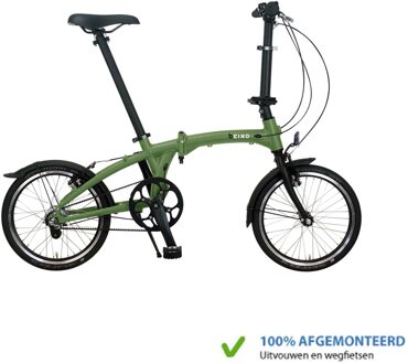 Vouwfiets Crosstown met riem aandrijving Grasgroen