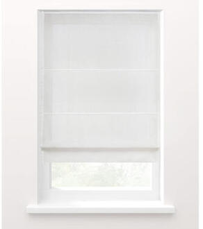 vouwgordijn lichtdoorlatend wit - 60x180 cm - Leen Bakker - 180 x 60