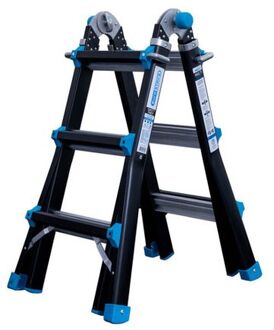 Vouwladder - Professionele Ladder - 4x3 Sporten - 33 Posities