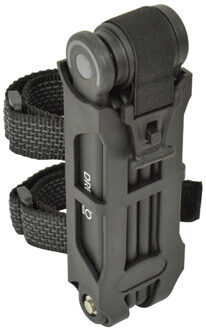 Vouwslot - 5,5x19cm - Met steun - Zwart