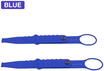 Vr Accessoires Siliconen Knuckle Bandjes Voor Oculus Quest 2 Vr Headset Touch Controller Verstelbare Handgreep Grip Strap Voor Quest2 blauw