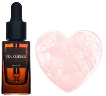 VR Beauty Oil & Rose Quartz Facial Beauty Plate Set 1 set