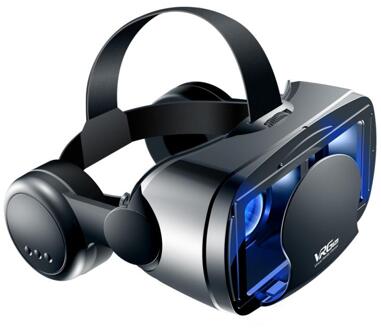 Vr Bril Mobiele Telefoon Gewijd 3D Virtual Reality Head-Mounted Smart Vr Speler Vrg Pro Headset Voor 5 Te 7 Inch Smartphone met Blu-ray