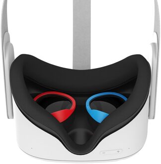 Vr Frame Set Beschermende Lens Ring Kit Scratch Proof Quest 2 Accessoires Gaming Accessoires Voor Oculus Quest 1/2 LegBlue