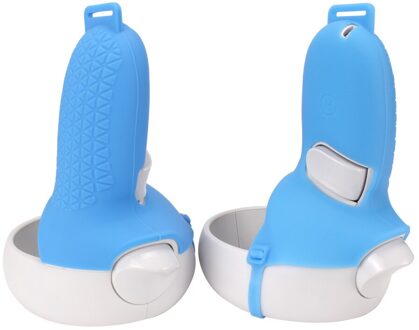 Vr Handvat Deksel Siliconen Vr Glas Cover Half Controller Accessoire Vervanging Voor Oculus Quest 2 blauw