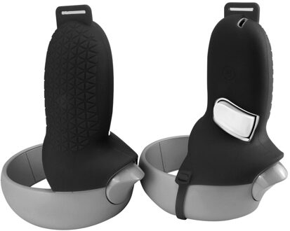 Vr Handvat Deksel Siliconen Vr Glas Cover Half Controller Accessoire Vervanging Voor Oculus Quest 2 zwart