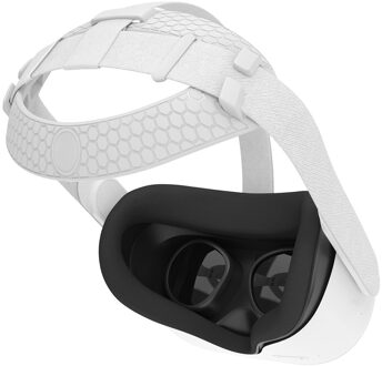 Vr Headset Pad Hoofdband Kussen Voor Oculus Quest 2 Zachte Rubberen Verminderen Hoofd Druk Band Voor Oculus Quest 2 Vr accessoires grijs