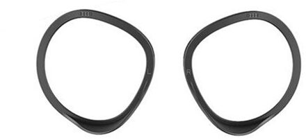 Vr Lens Anti-Kras Ring Beschermen Bril Voorkomen Licht-Lekt Uit Vr Headset Lens Voor Oculus Quest 1/2/Quest/Rift S/Go zwart