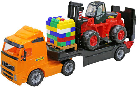 Vrachtwagen met Vorkheftruck