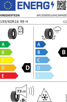 Vredestein car-tyres Vredestein Comtrac 2 All Season + ( 195/60 R16C 99/97H )