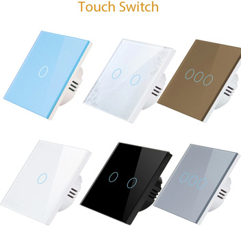 Vrey EU Standard Touch Switch Interruptor Touch Switches AC100-220V Wall Switches