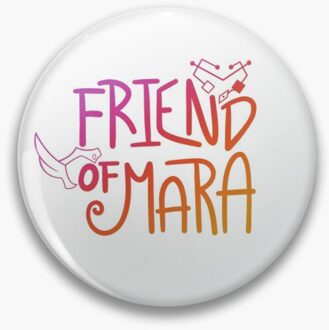 Vriend Van Mara Zacht Email Pin Badge Decoratieve Kleding Badge Revers Pin Broche Sieraden Voor Vrouwen Mode
