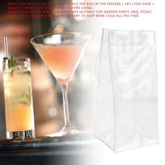 Vriendelijke Verdikte Wijn Fles Chill Koeler Ijs Zak Vriezer Bag Champagne Cooling Carrier bar wijn Cocktail Bier Gereedschap