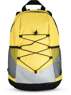 Vrije tijds rugtas/rugzak - geel - 42 x 25 x 18 cm - sport - Rugzak