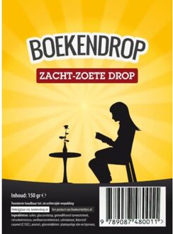 Vrije Uitgevers, De Boekendrop zacht-zoete, doos met 12 zakjes a 150