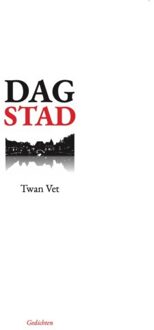 Vrije Uitgevers, De Dag Stad - Twan Vet