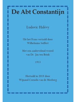 Vrije Uitgevers, De De Abt Constantijn - Boek Ludovic Halévy (9492575892)