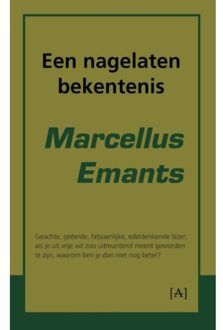 Vrije Uitgevers, De Een nagelaten bekentenis - Boek Marcellus Emants (9491618075)