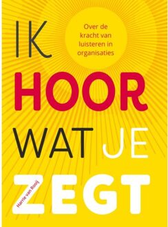 Vrije Uitgevers, De Ik Hoor Wat Je Zegt - Harrie van Rooij