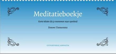 Vrije Uitgevers, De Meditatieboekje - Boek Douwe Tiemersma (9077194002)