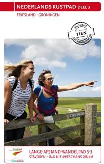 Vrije Uitgevers, De Nederlands Kustpad Friesland - Groningen - Boek Sietske de Vet (9071068889)