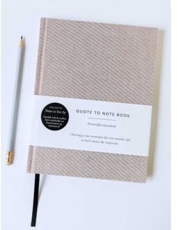 Vrije Uitgevers, De Quote To Note Book - (ISBN:9789491808548)