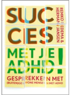 Vrije Uitgevers, De Succes met je ADHD! - Boek Remko Iedema (9078709111)