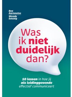 Vrije Uitgevers, De Was Ik Niet Duidelijk Dan? - Bea Aarnoutse