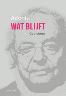 Vrije Uitgevers, De Wat blijft - Boek Adonis (9491921177)