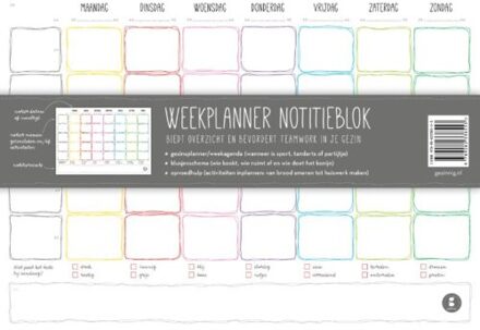 Vrije Uitgevers, De Weekplanner notitieblok - Boek Rianne van Essen (9082338556)