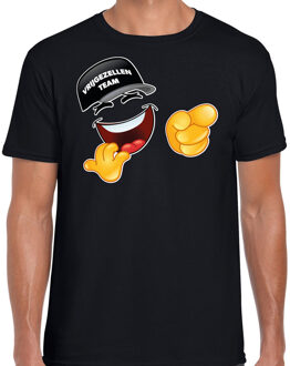 Vrijgezellenfeest T-shirt voor heren - vrijgezellen team - zwart - Sjaak 2XL