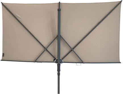 Vrijhangende zweefparasol Sun Square 250x125 (Ecru)
