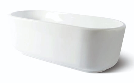 Vrijstaand Bad Luca Sanitair Primo Acryl 170x78x60 cm Incl. Afvoerset Glans Wit