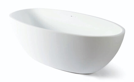 Vrijstaand Bad Luca Sanitair Primo Acryl 170x80x58 cm Incl. Afvoerset Mat Wit